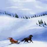 white Christmas by raganaga