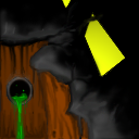 slimy water fall by leftkeff