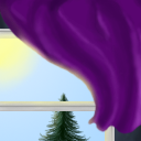It's a window. With curtains and stuff. I know, it sucks. by break