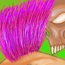 mohawk and a skull by MOONCROW