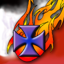 iron cross fire by MOONCROW