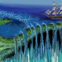 Sailing off the edge of the earth. by madhatterx