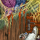 Some birds are bleeding after theyre slaughtered. Hope its perceptible. by Duracel