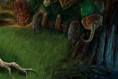 crippled giant orc :) by 111