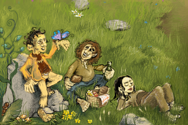 a hobbits picnic by fidgit