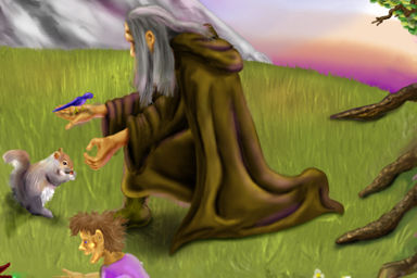 Radagast the Brown, Keeper of the Animals by antaydos