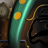 Haven't you even seen a green kazoo filled with orange goo? Me neither. What a machine! by empyrean