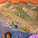 a gull in the dunes by fidgit