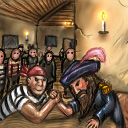 All eyes were on Boris as he Cained the Capitain in an arm restle by elmo-lester