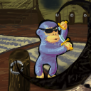 neon pirate monkey knife fight! by Freeek