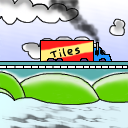 he's delivering some special tiles by Khaos84