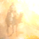 camel rider in a sandstorm by {{sPaz}}