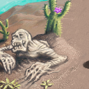 boris karloff, sunbathing... by fidgit