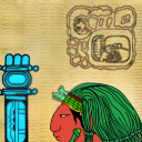 a mayan chief with his staff by {{sPaz}}