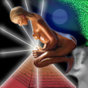 Someone left ANOTHER black line for the grey edge (GRRR). Nontheless, the woman is a huge model I've worked on for a month now. Blends nicely with the light effect by DarkAngel