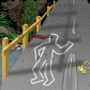"Crime scene on a bridge" by SirMildredPierce