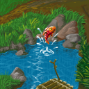 Fishing without a line by Xode