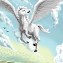 Pegasus in Flight by Xode