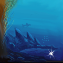 Something glowing far below.. by Good Christian