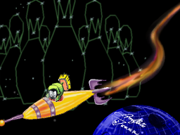 traveling at light speed through the Brunswick constellation by raganaga