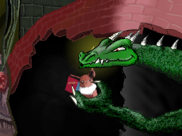 bob the dragon checks the loot from his latest raid on the village by {{sPaz}}
