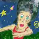 cyberpunk impressionist anime gurl by double_h