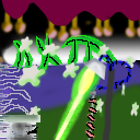 First non-newbie tile. Will be first tile viewable in context. As a calf they suck teat, so here's a peculiar rendition of teats and milk. by Night0wl