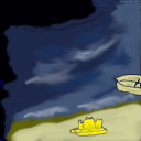 a castle in the sand by jwnight55