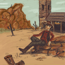 cowpoke chillin by dimeboy