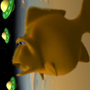 Hubert the fish didn't like to fly by Archimago