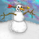 wild and crazy snow guy by sookeyjane