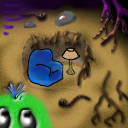 Underground Home. My first Tile! Yipee! by Fydo