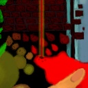 Dripping bricks, with a finger by PetWolverine