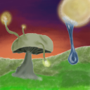 techno-color dream world... weird 1 pixel darkened borders... by innuendo