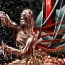 melting human zombie thing, doesnt really match the theme of everything else, but oh well :) by kemical