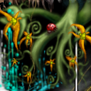 weird plantlife, antigravity jelly, and a ladybug! by kemical