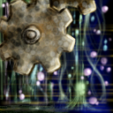 plasma bubbly globs and chunky carved rock gears... by kemical