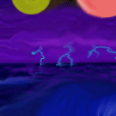 "violent climate on a strange planet", or "stormy weather" by spyder@