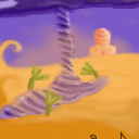 Strange Desert Storm by VictorSan