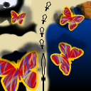 by nickel