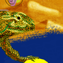 Cloaked Desert Lizard by VictorSan