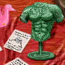 Male Bust & Plastic Duck by VictorSan