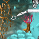 Robot collects the roots under the sea by VictorSan