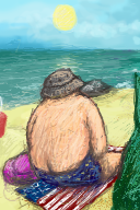 ugly tourist by razghul