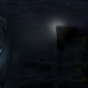 city in the blue mist by ize