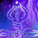 blue lightning digital dorje by chimericalgirl