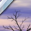 A serene tree... and the middle of a blade by Primal_r