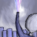 Beware the boy with the laser for an arm. by tomfuck