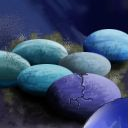 A clutch of dragon eggs - about to hatch by Kim