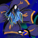 Murasaki flower, or Kabuki Orchid by chimericalgirl